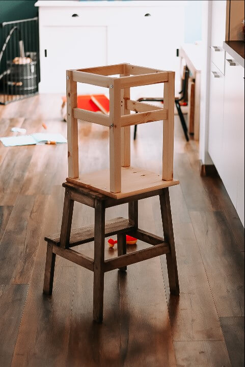 Learning tower maken Ikea hack - Elkeblogt