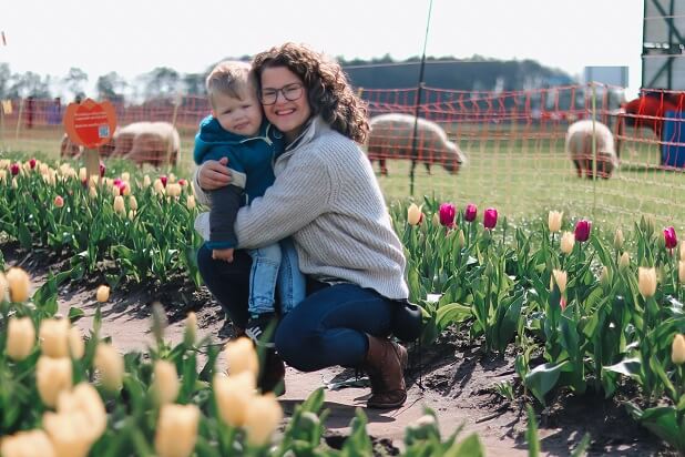 De tulpenpluktuin Drenthe in Beilen